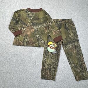 Trail Crest Camouflage Pajama Set 5T Toddler Boys Hunting NWT Highland Timber